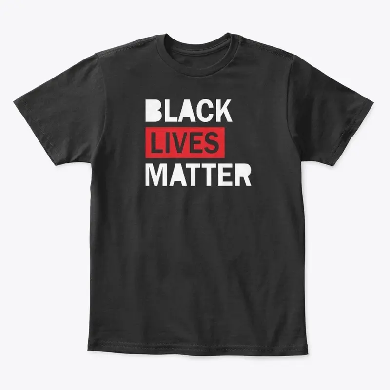 Black Lives Matter t shirt (both side)