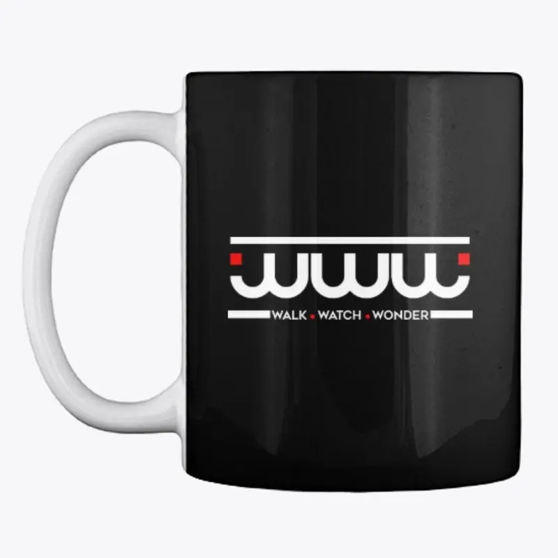 WWW Walk Watch Wonder logo MUG 